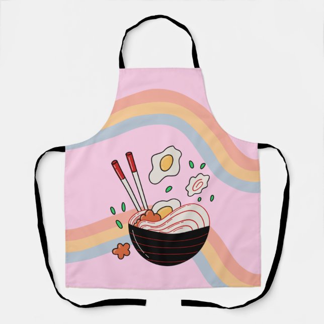 Kawaii Japanese Ramen Apron (Front)