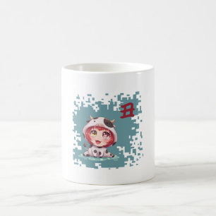 Kawaii Japanese Zodiac cow- Year of the Cow Coffee Mug