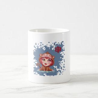 Kawaii Japanese Zodiac monkey- Year of the monkey Coffee Mug