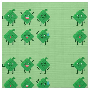 kawaii Ketupat fabric