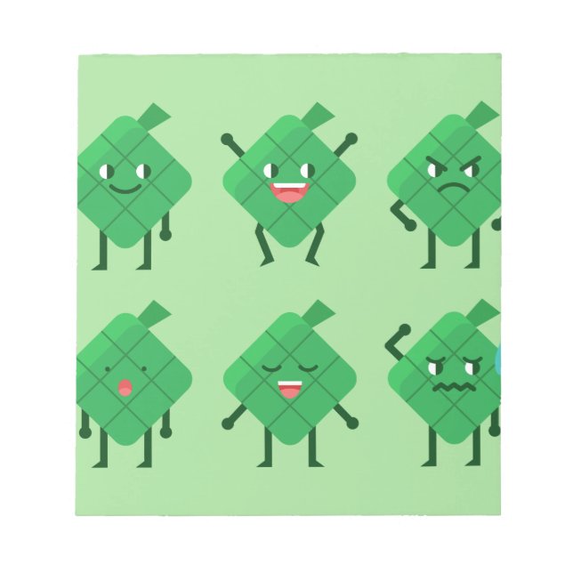 kawaii Ketupat Notepad (Front)
