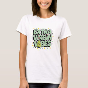 Kawaii Kitchen: Cute Olive Oil Art T-Shirt