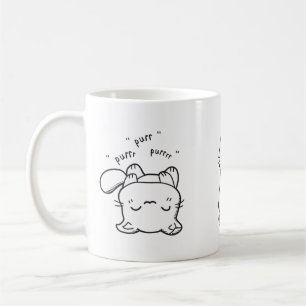 Kawaii kitten coffee mug