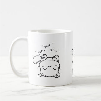 Kawaii kitten coffee mug