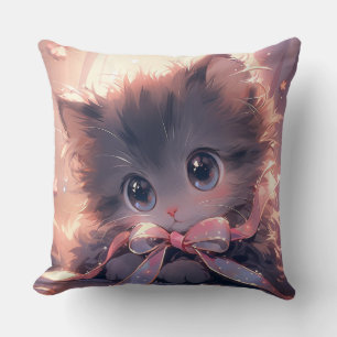 Kawaii Kitten Cushion