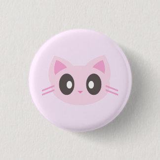kawaii kitty 3 cm round badge