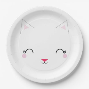 kawaii kitty CAT BIRTHDAY party paper plate 3