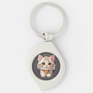 Kawaii Kitty Cat Key Ring
