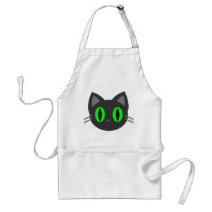 Kawaii Kitty Halloween Standard Apron