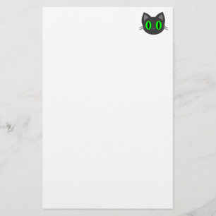 Kawaii Kitty Halloween Stationery