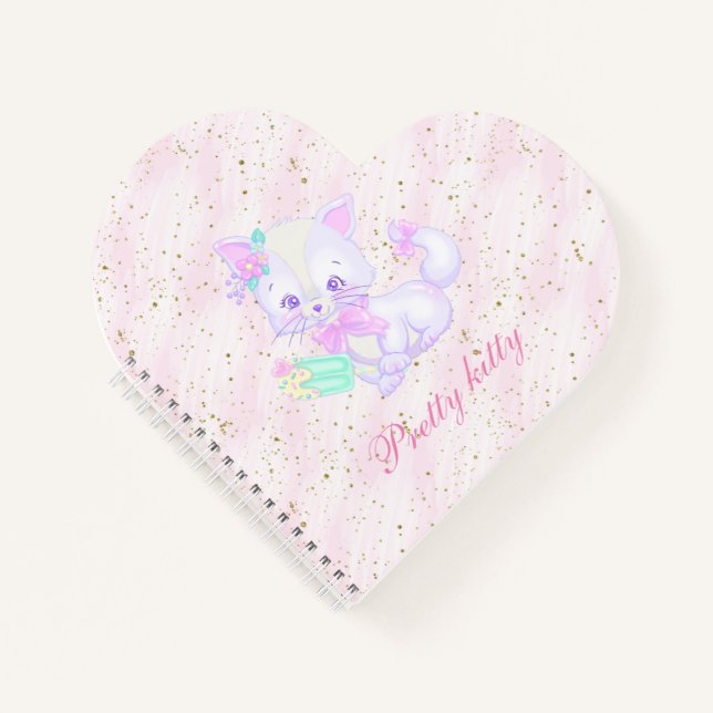 Kawaii Kitty Notebook (Front)