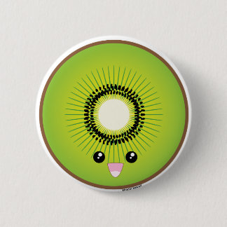 Kawaii Kiwi 6 Cm Round Badge