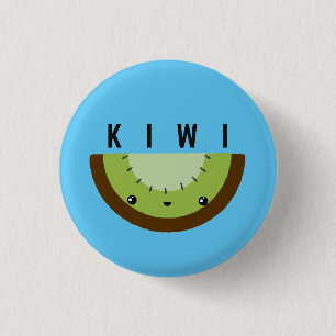 Kawaii Kiwi Badge