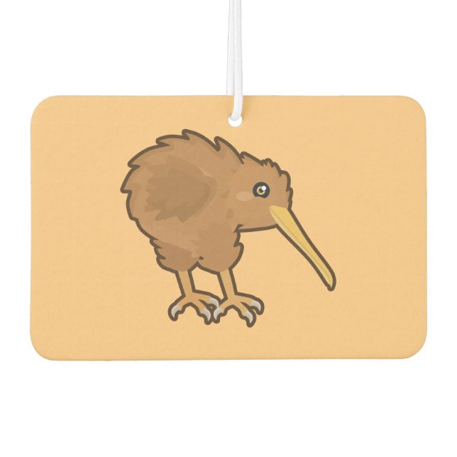 Kawaii Kiwi Car Air Freshener (Front)