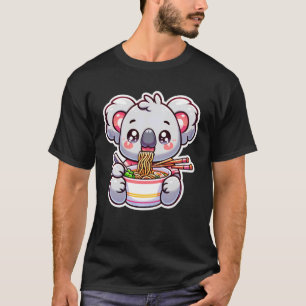 Kawaii Koala Eating Ramen - Japanese Ramen Lover K T-Shirt