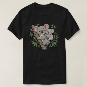 Kawaii koalas mother and baby T-Shirt