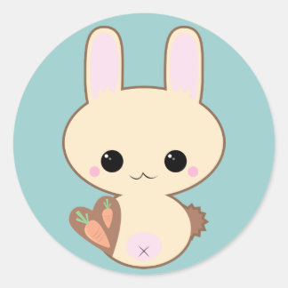 Kawaii Kokeshi Bunny Sticker