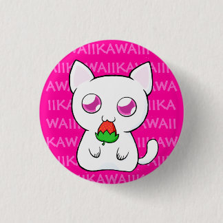 Kawaii Koneko Button