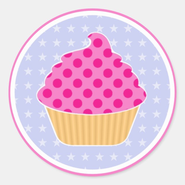 Kawaii Kooky Cupcake Stickers (Front)