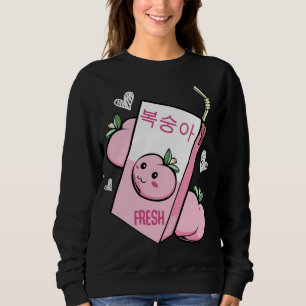 Kawaii Korean Peach Juice Fruit Loveable Cuteness Sweatshirt