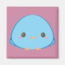 Kawaii Lineolated Parakeet Magnet