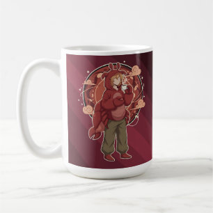Kawaii Lobster Barista: Seafront Coffee Art Mug