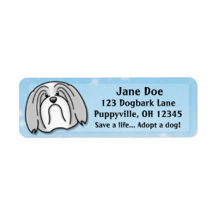 Kawaii Lowchen Return Address Label