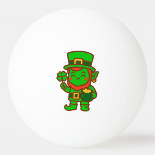 Kawaii Lucky Leprechaun Ping Pong Ball
