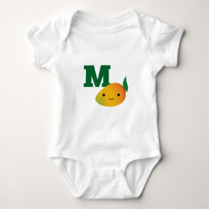 Kawaii M is for Mango Baby Bodysuit