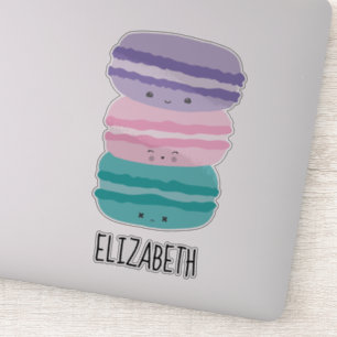 Kawaii Macarons Pastel Cute Personalised Custom