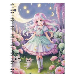 Kawaii Magical Girl Journal – Spirit Cat Notebook