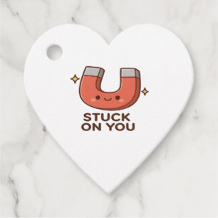 Kawaii Magnet Stuck On You Cute Playful Style Favour Tags