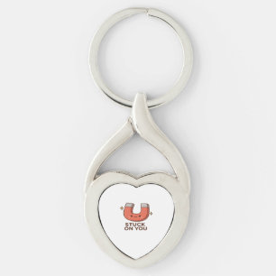 Kawaii Magnet Stuck On You Cute Playful Style  Key Ring