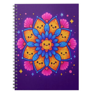  “Kawaii Mandala” Cute Kawaii Mandala  Notebook