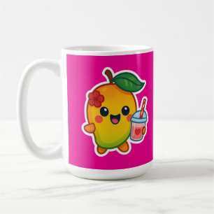 Kawaii Mango – Sweetheart Fruit with Heart Smoothi Coffee Mug
