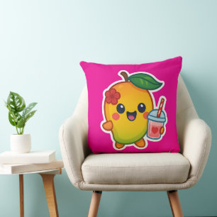 Kawaii Mango – Sweetheart Fruit with Heart Smoothi Cushion