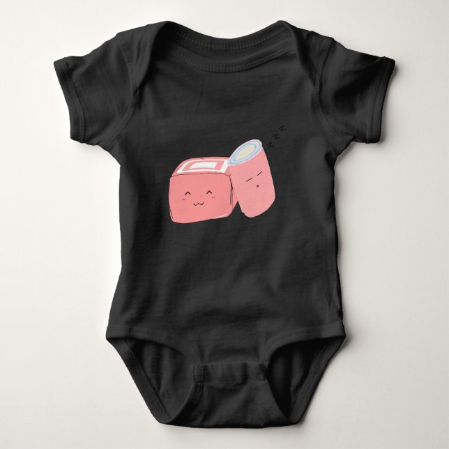 Kawaii Marshmallow |  Baby Bodysuit (Front)