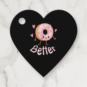 Kawaii Matching Couple Coffee And Donut Better Tog Favour Tags