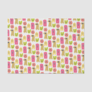 Kawaii Monster Birthday Tissue Paper