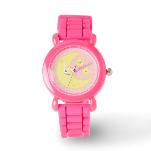 Kawaii Moon and Stars Watch (Front)