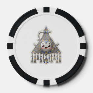 Kawaii Moroccan Amazigh Fibula - Traditional Tizer Poker Chips