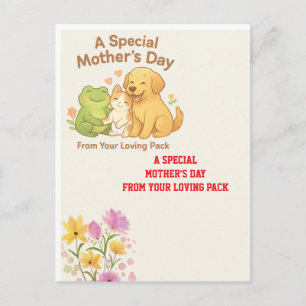 Kawaii Mother's Day Card - From The Pack