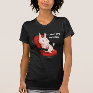 Kawaii movie theatre bunny rabbit T-Shirt