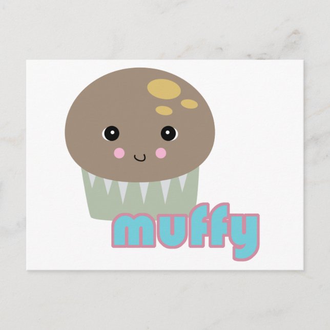 kawaii muffy muffin postcard (Front)