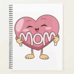 Kawaii Mum Heart Hug Design Planner