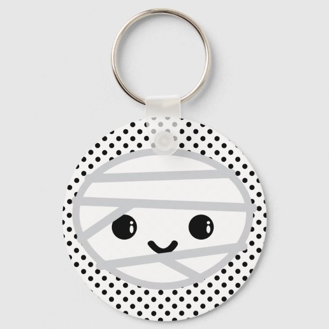 Kawaii Mummy Keychain (Front)