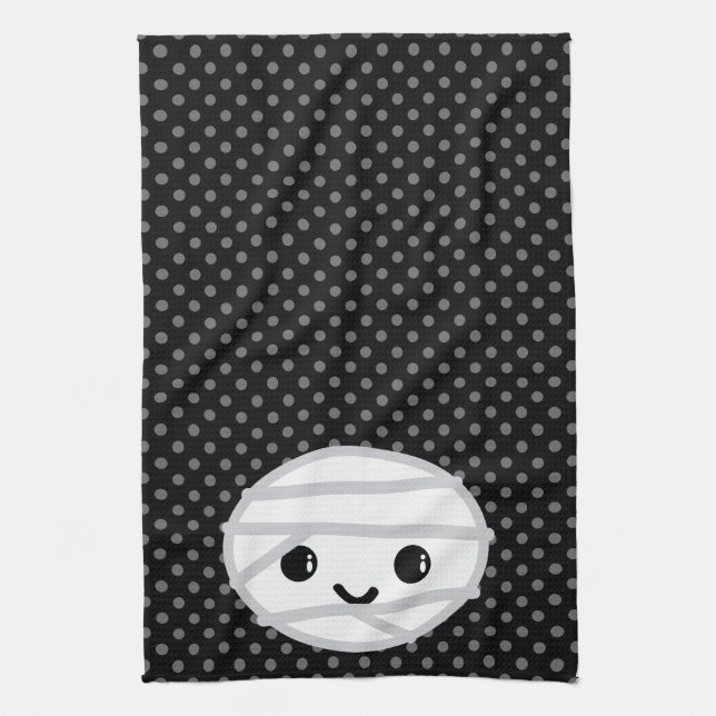 Kawaii Mummy Kitchen Towel (Vertical)