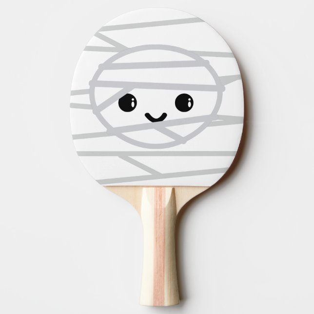 Kawaii Mummy Ping Pong Paddle (Back)