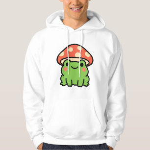 Kawaii Mushroom Frog Hoodie