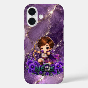 Kawaii Neos Zodiac Sagittarius iPhone 16 Case